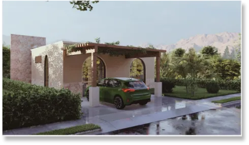 FACHADA DELANTERA CON VEHICULO